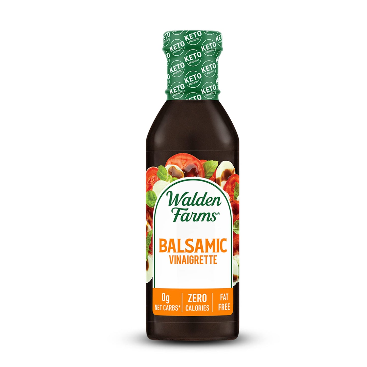 Walden Farms Balsamic Vinaigrette Dressing 12 Oz Bottle - Fresh And Delicious, 0G Net Carbs Condiment, Kosher Certified - So Tas
