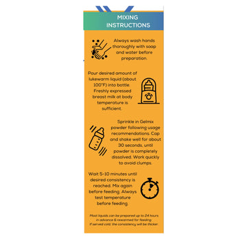 Gelmix Infant Thickener For Breast Milk & Formula, 4.4 Oz Jar