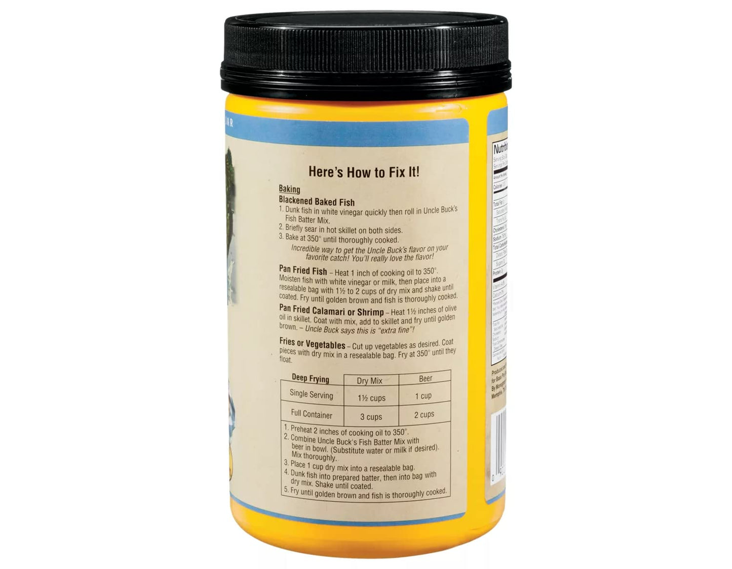 Uncle Bucks Fish Batter Mix - Original - 22 oz.