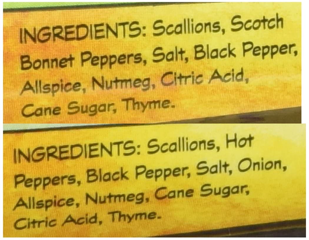 Walkerswood Jamaican Jerk Seasoning Mixed Pack - 10 Oz Each Mild, Hot & Spicy