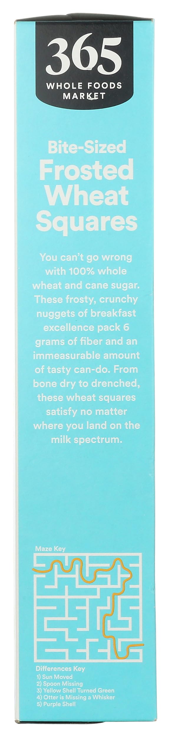 365 by Whole Foods Market, Frosted Wheat Squares Cereal, 16 Ounce