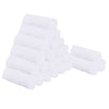 Sunny Zzzzz 24 Pack Kitchen Dishcloths (White, 10 X 10 Inch) - Does Not Shed Fluff - No Odor Reusable Dish Towels, Premium Dish