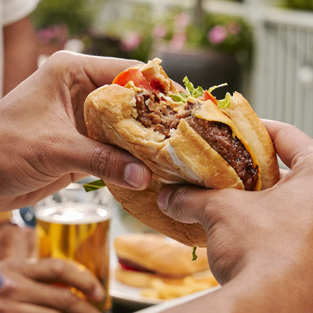 Beyond Burger From Beyond Meat, Plant-Based Meat, Frozen, 40 - 4Oz. Patties Per Box (Total 10 Lbs.)