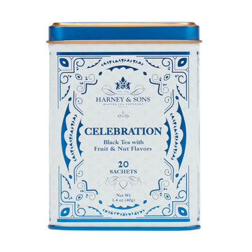 Harney & Sons Celebration Tea 20 Ct Sachet Tin
