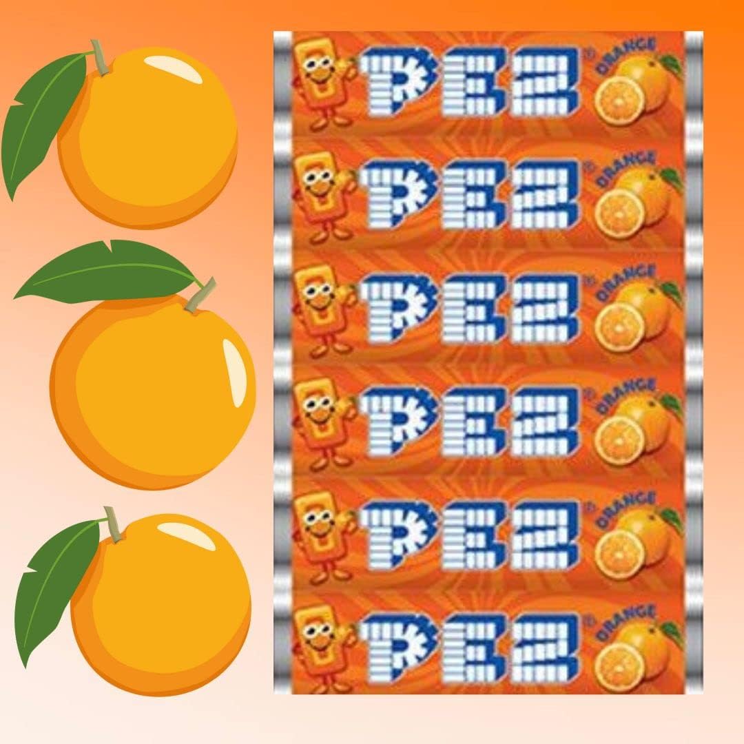 Page74 Pez Candy Dispenser Refill Rolls, 25 Count, Choose Your Favorite Flavor, Medium Size