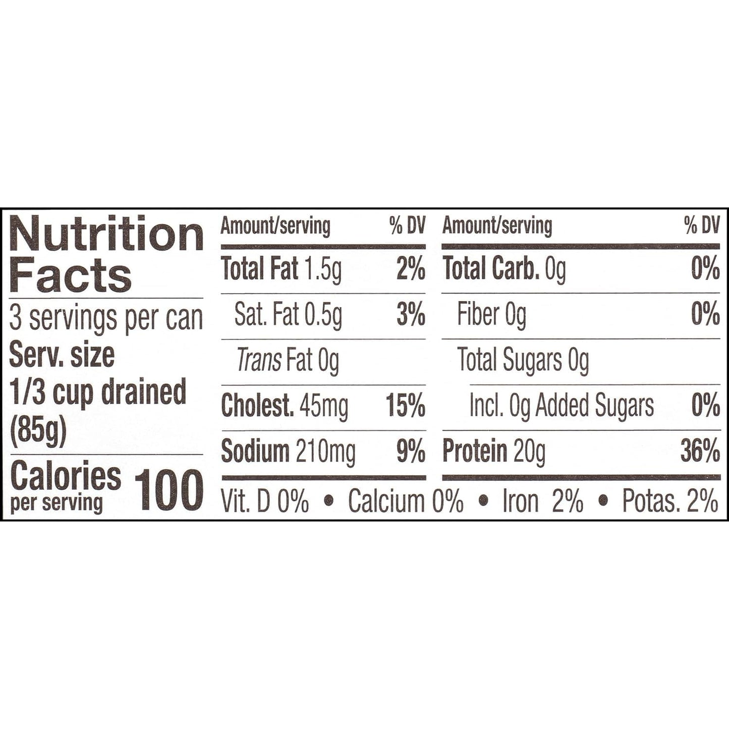 Bumble Bee Chunk White Albacore Tuna in Water, 12 oz Can, Non-GMO, Gluten Free, High in Omega-3s
