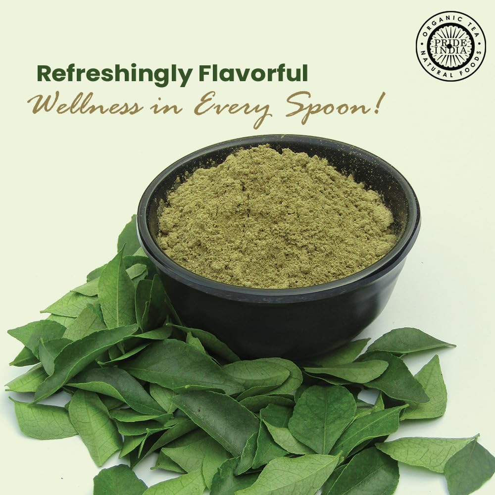 Pride Of India ?Curry Leaf Ground ?Fresh Aroma/Distinct Taste ?No Gmo/ No Artificial Color ?Traditional Indian Spice ?Easy To Us
