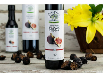 Sutter Buttes Balsamic Vinegar – Fresh Fig Infused (250Ml Bottle), Artisan Italian Grape Must Reduction Balsamic Vinegar, Handcrafted Premium Thick And Sweet Golden Aged Vinegar