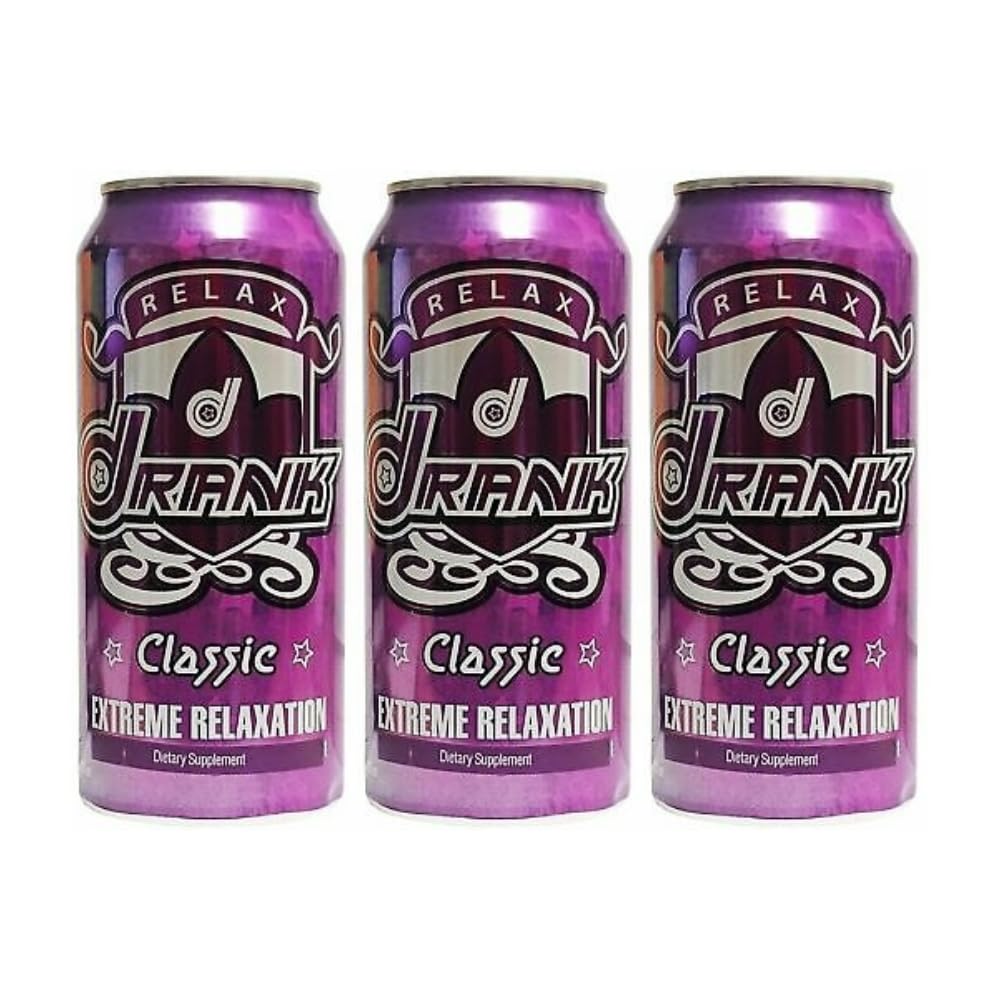 Generic Relaxation Drink, Classic Drank, 3 Pack, 16oz