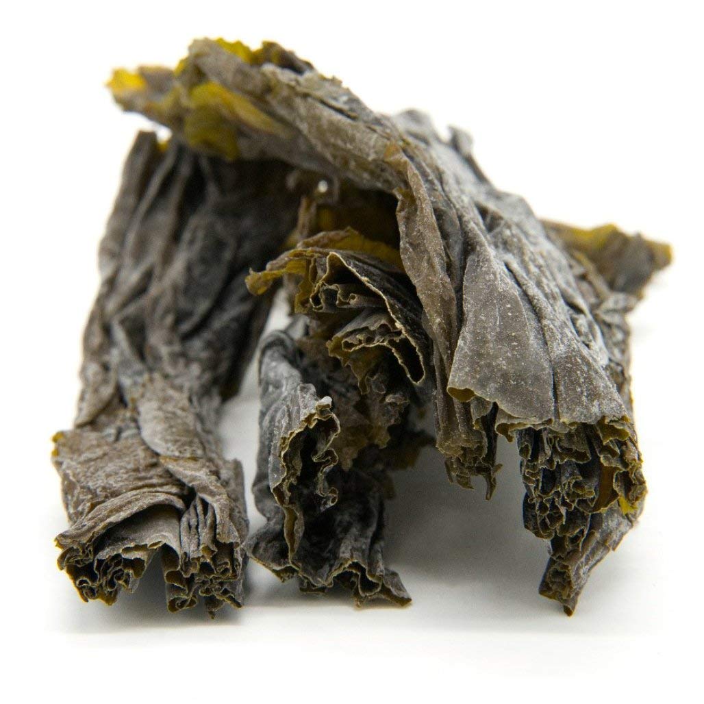 Kelp (Sugar) Whole Leaf 2 Oz Bag - Wild Atlantic Kombu - Organic Seaweed