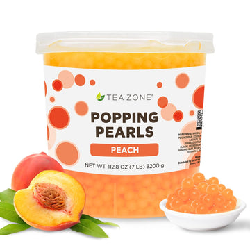 Tea Zone 7 Lbs Peach Popping Pearls