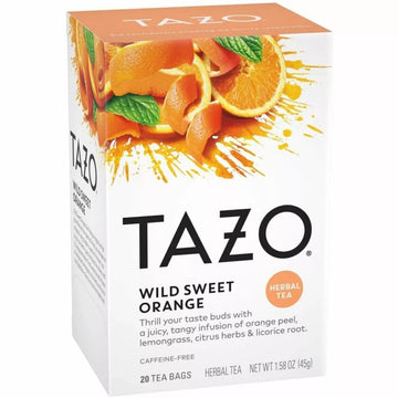 Tazo Wild Sweet Orange Herbal Tea, 20 Ct (Pack Of 4)