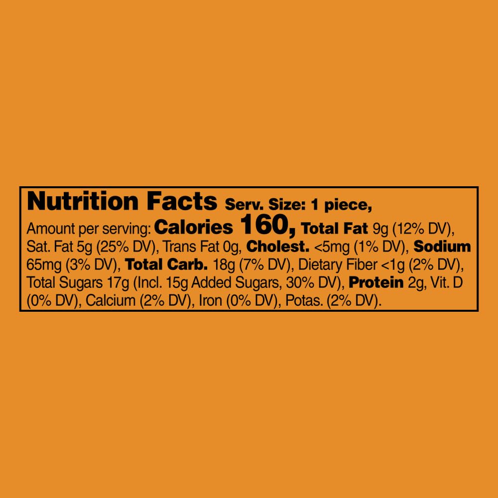 Snickers Pumpkins Milk Chocolate Halloween Candy Bar, 6 Pack, 1.1 Oz Each, Perfect for Trick or Treat and Halloween Party Favors