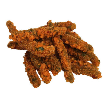 Freds Spicy Breaded Green Bean Appetizer, 2 Pound - 6 per case.
