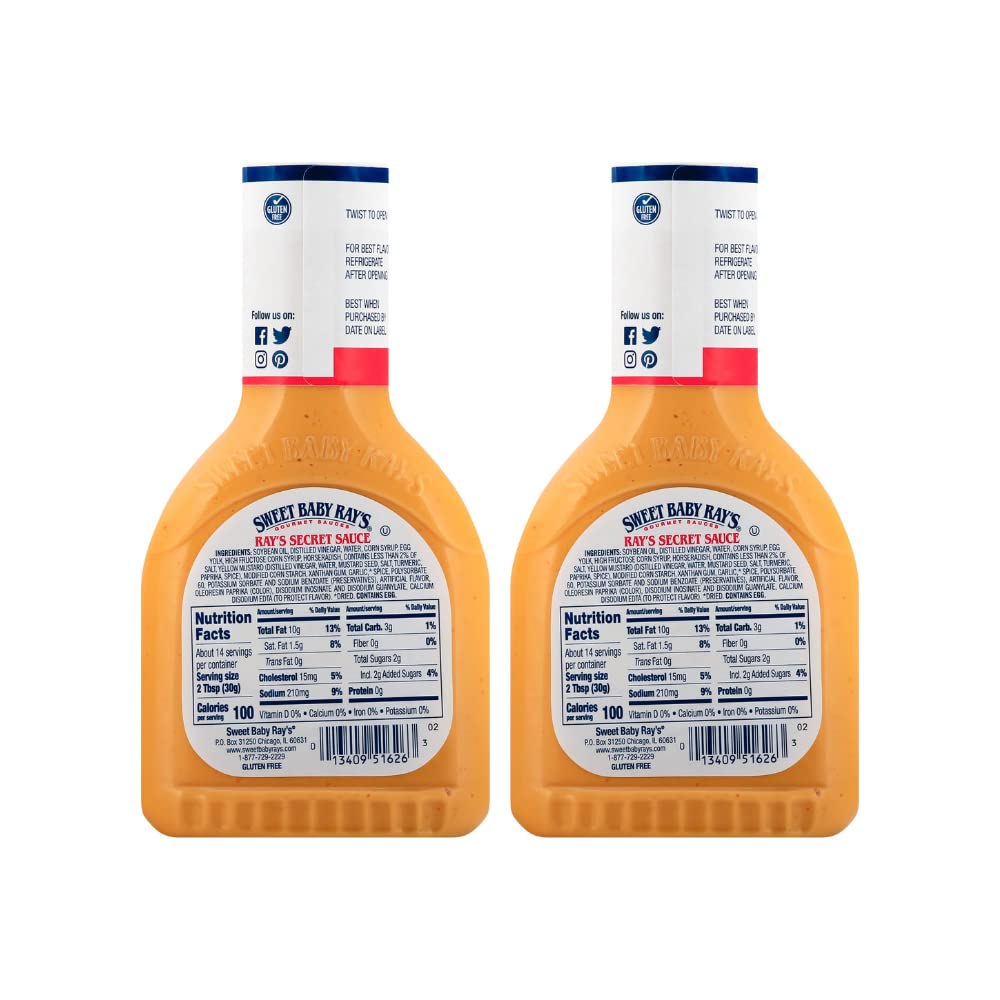 Sweet Baby Ray'S Dipping Sauce, Secret Sauce (14 Ounce (Pack Of 2)