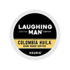 Laughing Man Columbia Huila, Single-Serve Keurig K-Cup Pods, Dark Roast Coffee, 44 Count