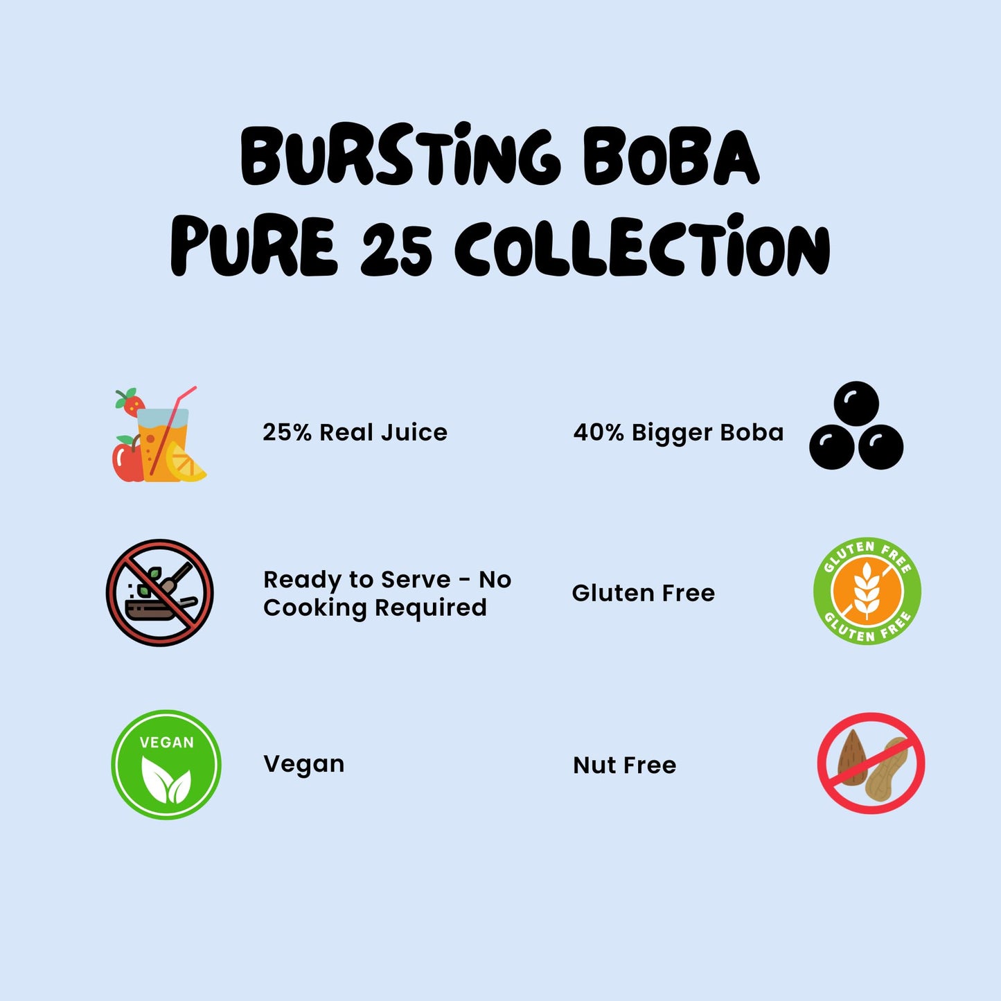 Bossen Bursting Boba Pure25 (Pomegranate, 7.04 Pound (Pack Of 1))