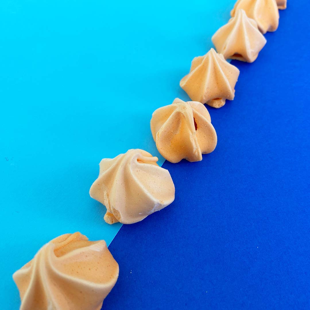 Krunchy Melts Original Meringue Cookies, Tangerine Flavor, Fat Free, Gluten Free, Dairy Free, 4 Oz