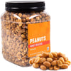 Honey Roasted Peanuts with Sea Salt | Resealable Jar - High-Protein Crunchy Sweet & Savory Healthy Snack for Every Occasion | Sn