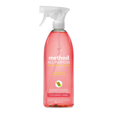 Method All-Purpose Cleaner Spray, Plant-Based And Biodegradable Formula Perfect For Most Counters, Tiles, Stone, And More, Pink