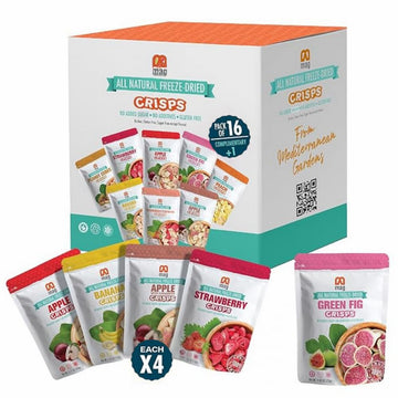 MAG Frozen Fruit Snacks Mixed Fruits Strawberyy Apple Banana Apple Cinnamon Slices Healty Snack For Travellers Freeze-Dried Cand