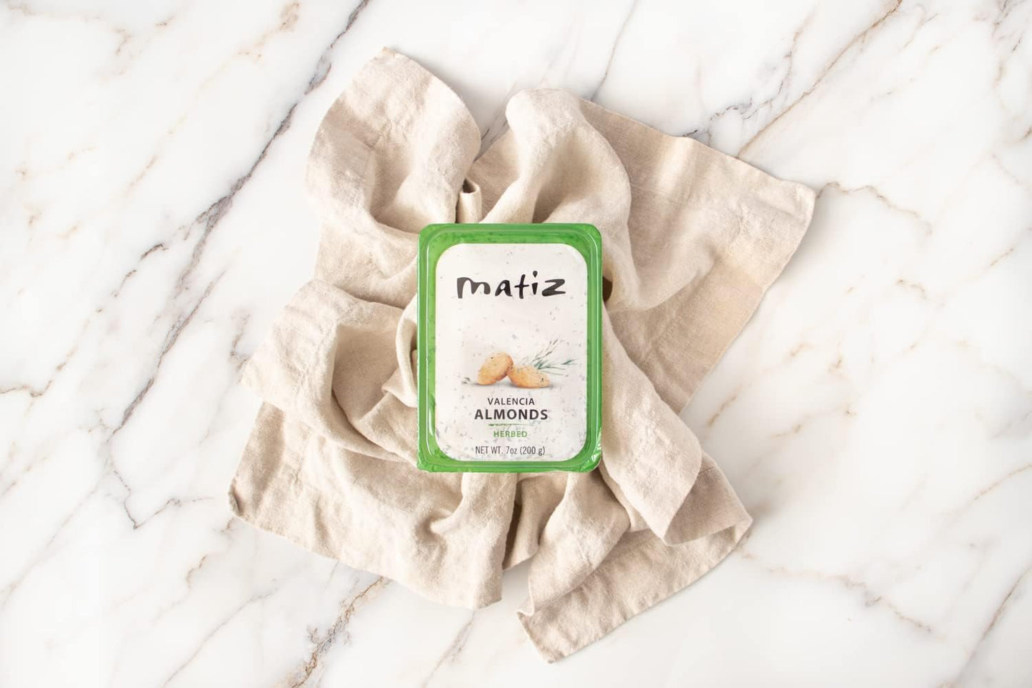 Matiz Valencia Herbed Almonds | Spanish | Natural | Artisonal | 4 X 100G | (4 Pack - 400G, Valencia Herbed)