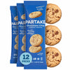 Gluten Free Partake Crunchy Chocolate Chip Cookies - Vegan - Free From The Top 9 Allergens Including Dairy Wheat Soy Eggs & Peanuts - Safe School & Office Snack (12 Packs 1.09 Oz)