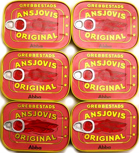 Abba Anchovy Fillets Tins 6-Pack