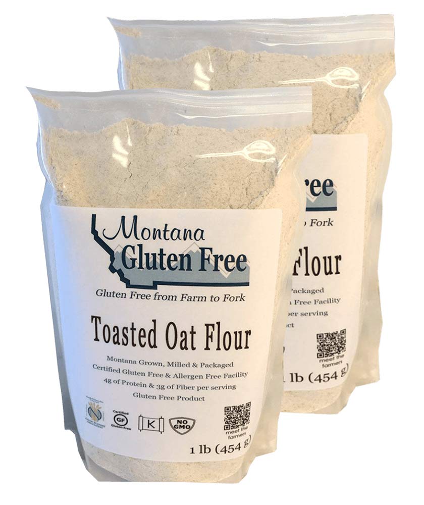 Gluten Free Toasted Oat Flour - 2 1lb bags