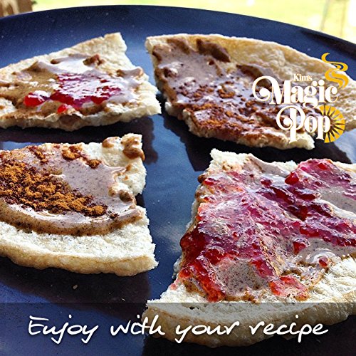 Kims Magic Pop Rice Cakes | Keto, Vegan, Cinnamon Flavor | 12 Pack | 2.6 Ounce