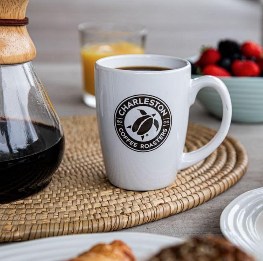 Charleston Coffee Roasters | Specialty Organic Whole Bean Coffee | Hand Picked, Premium Slow Roast | (Charleston Organic, Medium Roast) 28Oz