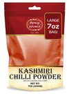 Spicy World Kashmiri Chili Powder Red 7 Ounce Resealable Bag | All Natural Low Heat, Red Chili Powder - Red Pepper Powder
