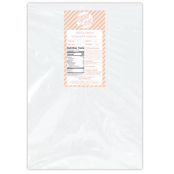 Printable Edible Wafer Paper Sheets from paper2eat (0.30 mm - 100 sheets/Vanilla)