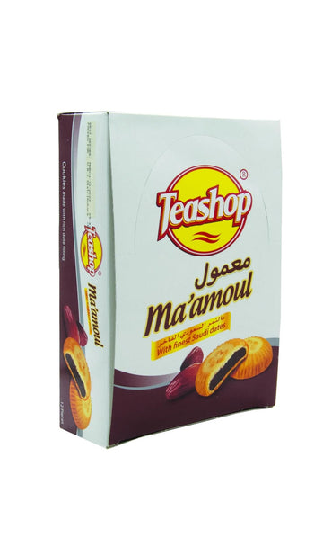 Teashop Maamoul Date Filled Cookies, Saudi Dates, Traditional Middle Eastern Cookies, 12ct.