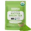 Handpick Japanese Organic Matcha Green Tea Powder (100 Servings) - Authentic Premium Second Flush Harvest | Resealable Ziplock P