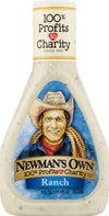 Newman's Own Salad Dressing, Ranch, 16 Ounce