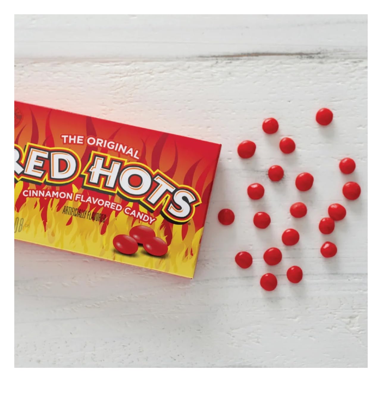 Red Hot Cinnamon Flavored Hard Candy, Cinnamon Imperial Candy (2 - Pack)