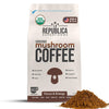 La Republica Ground Mushroom Coffee, Organic Fair Trade Arabica With Superfood Mushrooms (Medium Roast, 60 Servings)
