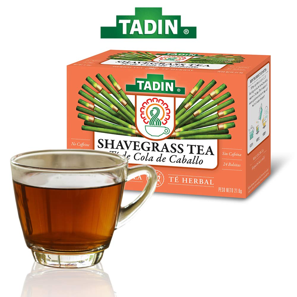 Tadin Cola De Caballo Tea - 24 Count Tea Bags - Herbal, Caffeine-Free Shave Grass Tea