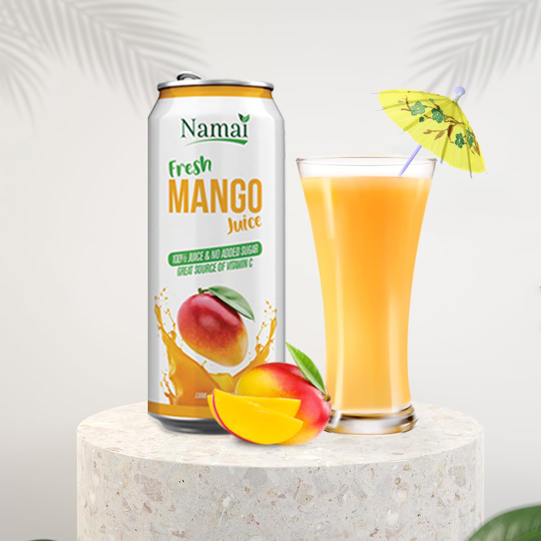 Namai Pure Mango Fruit Juice, No Added Sugar, 24 Pack