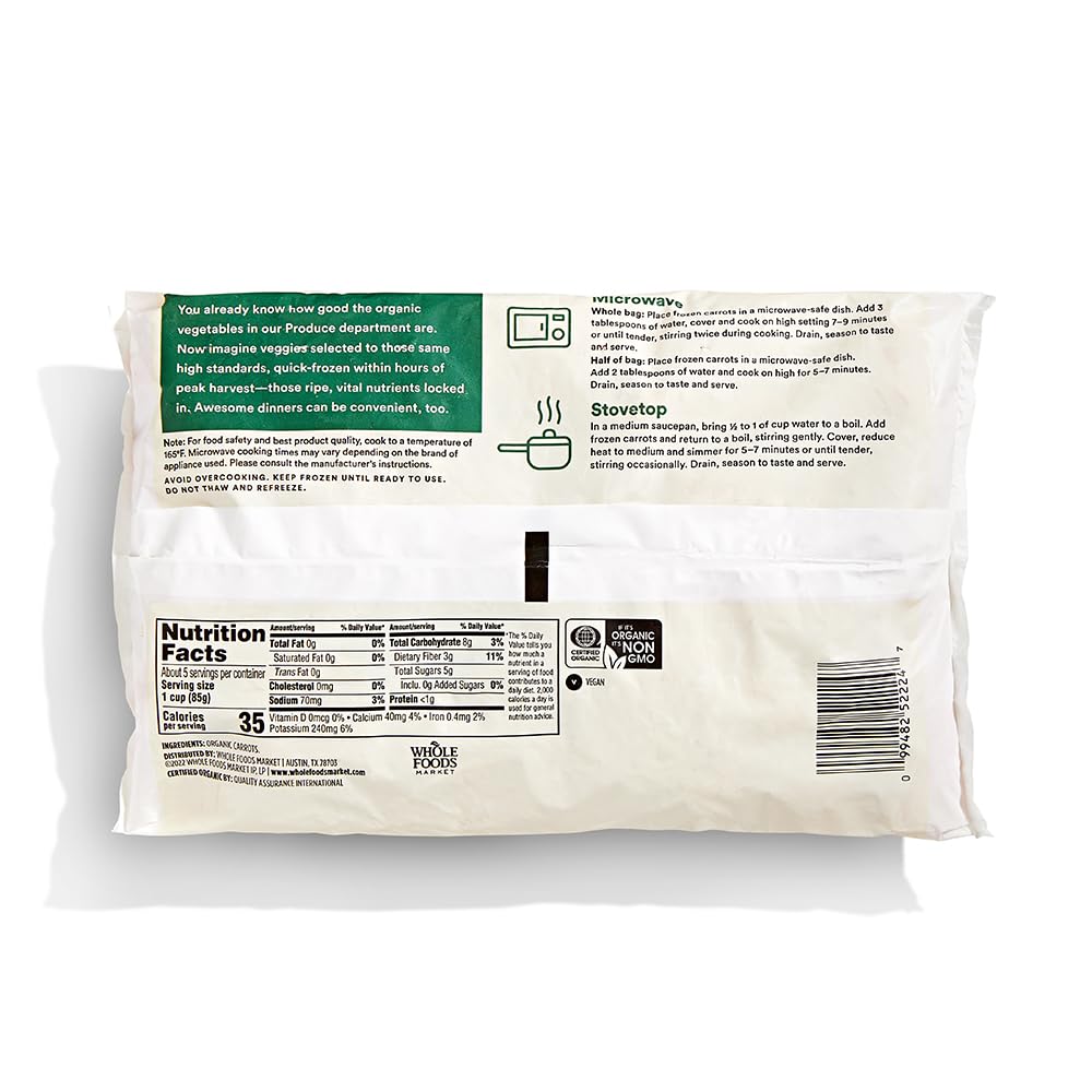 365 by Whole Foods Market Organic Crinkle Cut Carrots, 16 OZ