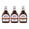 Sweet Baby Rays Barbecue Sauce, No Sugar Added, 18.5 oz, Pack of 3