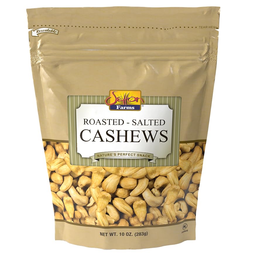 Cashews Roasted Salted 10 Oz. Bag, Kosher