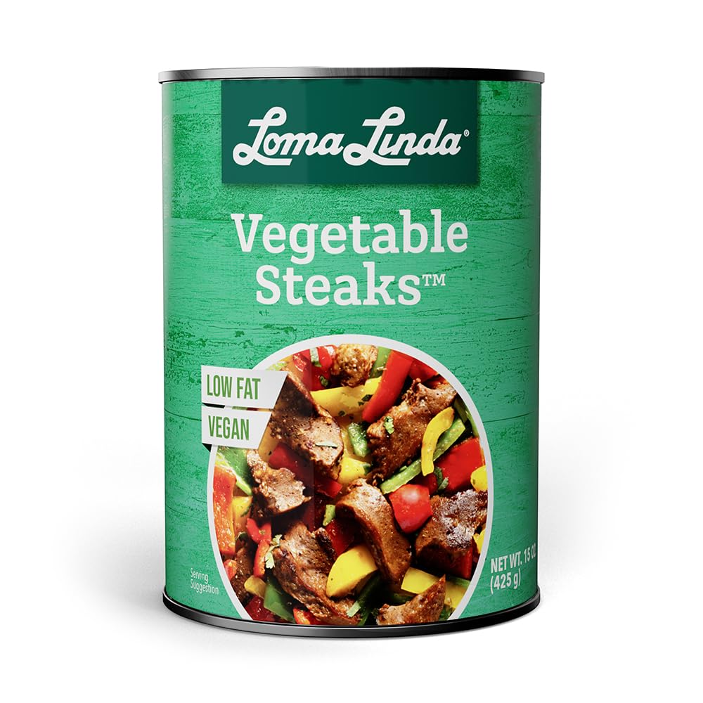 Loma Linda - Plant-Based Meats (Vegetable Steaks (15 oz.), 12 Pack)