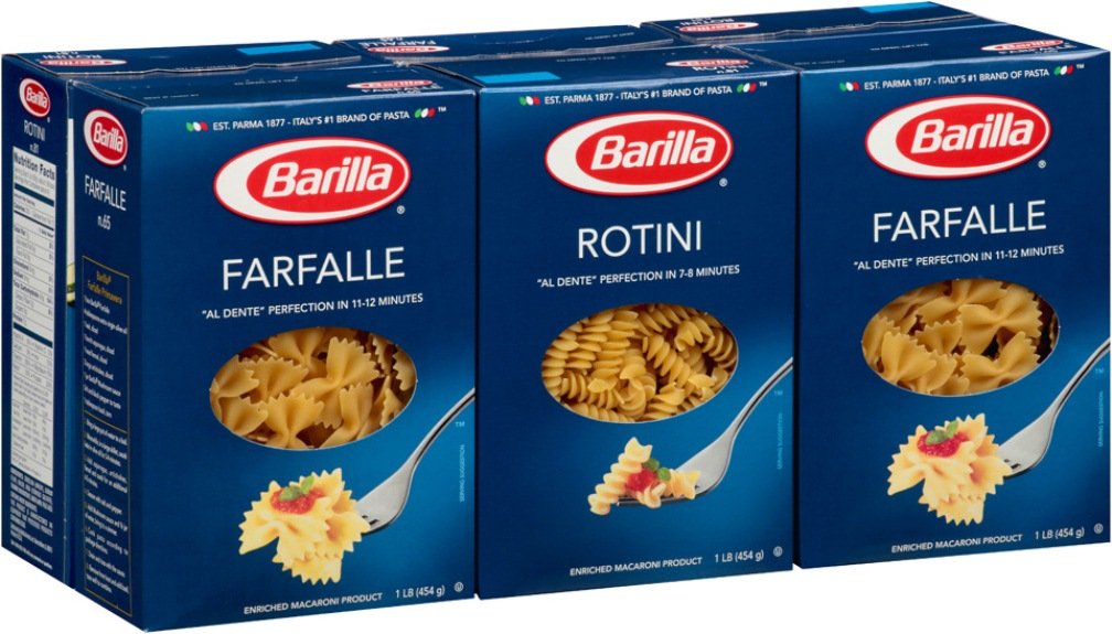 Barilla Pasta Egg Fettucini, 16-Ounce Packages (Pack of 6)