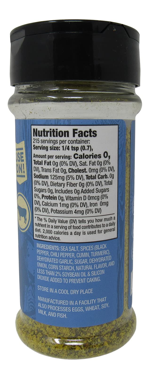 Buc-ees Brisket BBQ Rub, Gluten Free, 5.3 Ounce Shaker Bottle