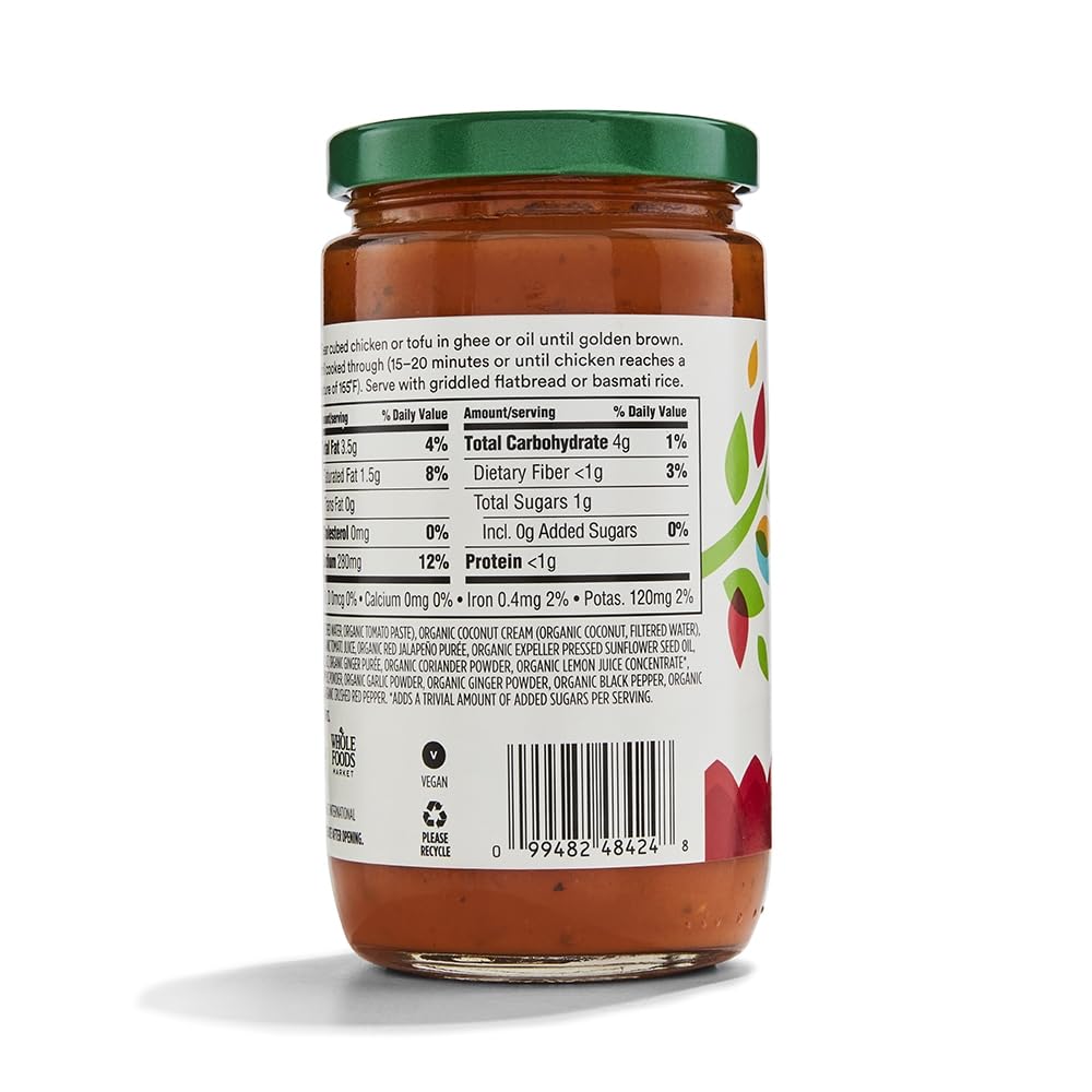 365 By Whole Foods Market, Sauce Madras Curry Organic, 12 Ounce