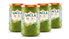 SACLA Wild Garlic Pesto Sauce 4-Pack | Basil & Wild Garlic Italian Pesto with Parmigiano Reggiano & Pecorino Romano Cheeses | FO