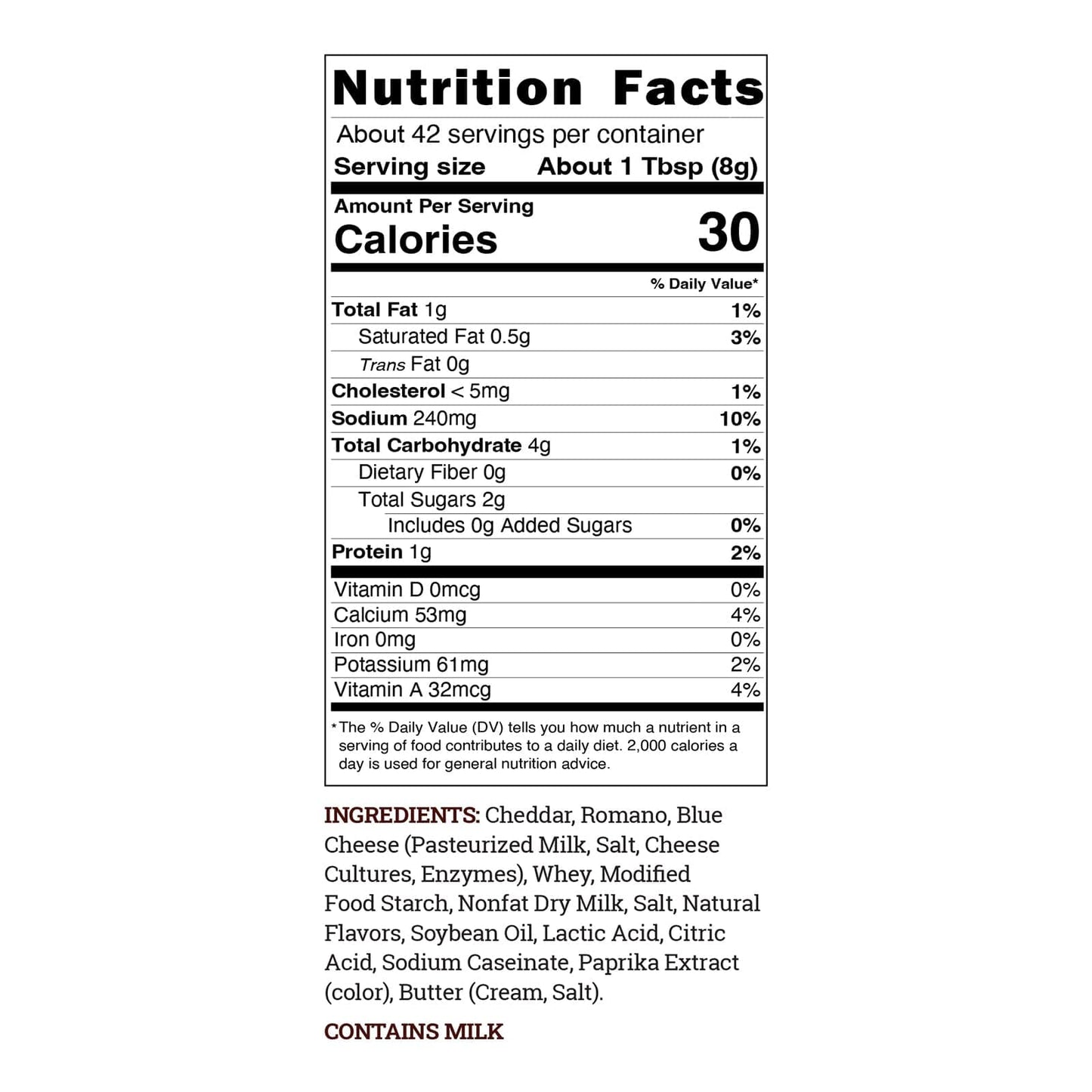 Hoosier Hill Farm Three Cheese Sauce Mix, 12Oz (Pack Of 1)