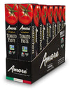 Amore Vegan Tomato Paste In A Tube - Double Concentrated, Non Gmo Certitied And Made In Italy (Pack Of 12)